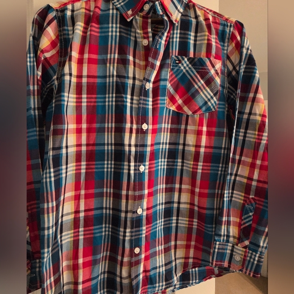 Tommy Hilfiger Other - Youth Boys Tommy Hilfiger Red and Blue Plaid Shirt
